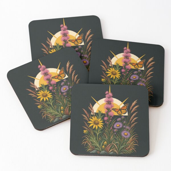 Item preview, Prairie Dusk with Monarch Butterfly designed and sold by VoyteksDesigns.