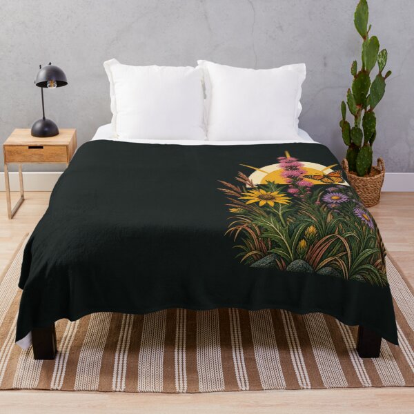 Item preview, Prairie Dusk with Monarch Butterfly designed and sold by VoyteksDesigns.