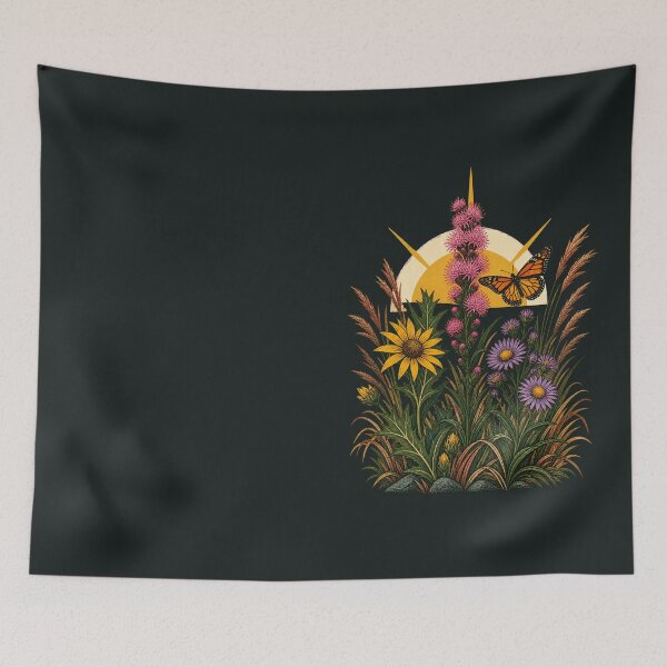 Item preview, Prairie Dusk with Monarch Butterfly designed and sold by VoyteksDesigns.