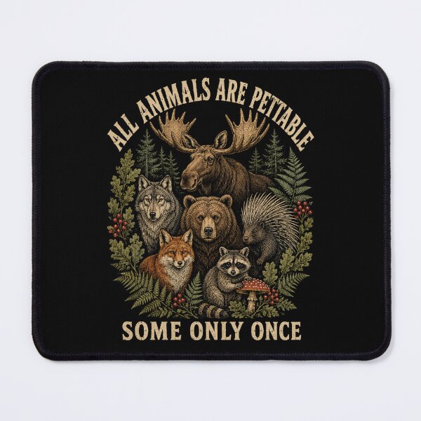 Item preview, Wildlife Art Animals Are Pettable Forest Gathering designed and sold by ROUX-ART.
