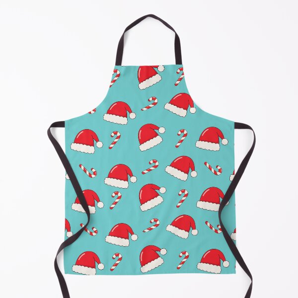 Item preview, Santa Hat Candy Cane Christmas Seamless Pattern designed and sold by teeperfect.