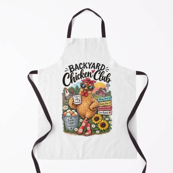 Item preview, Backyard Chicken Club – Funny Chicken Lover Farm Life & Fresh Eggs Design designed and sold by IslandGirlArt.