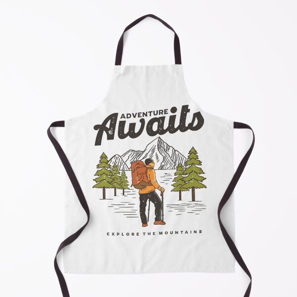 Item preview, Adventure Awaits Explore The Mountains Vintage Hiker designed and sold by heedooppod.