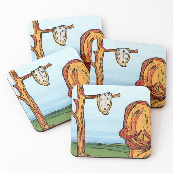 Item preview, Salvador Dali Melting Clock Surrealism Print designed and sold by Dwaalhaas.com.