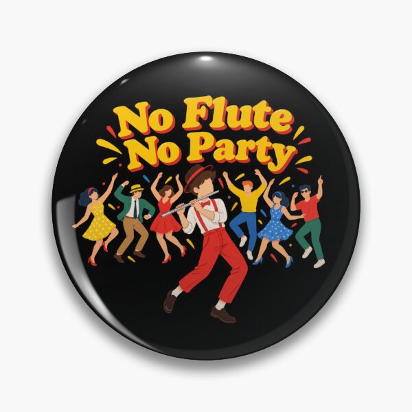 Item preview, No Flute No Party designed and sold by Konvero.