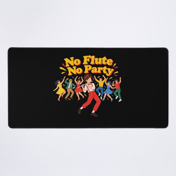 Item preview, No Flute No Party designed and sold by Konvero.