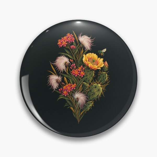 Item preview, Dry Prairie Flowers and Native Bee designed and sold by VoyteksDesigns.