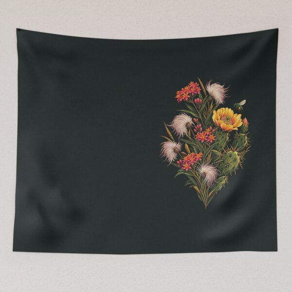 Item preview, Dry Prairie Flowers and Native Bee designed and sold by VoyteksDesigns.