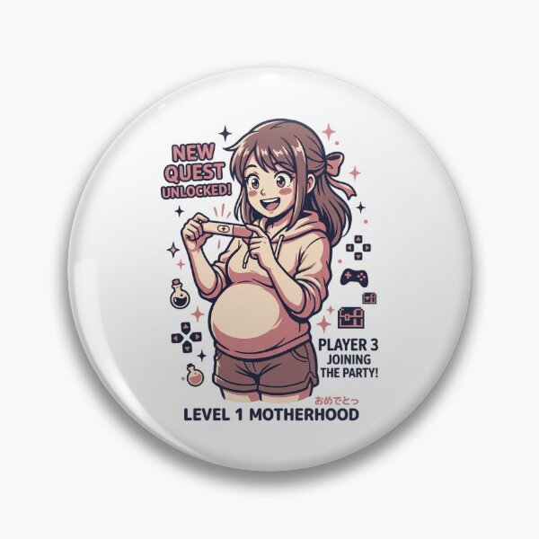 Item preview, New Quest Unlocked Player 3 Joining The Party Gamer Mom Anime Aesthetic designed and sold by Animer-art1.