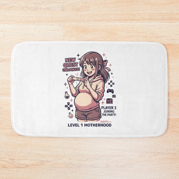 Item preview, New Quest Unlocked Player 3 Joining The Party Gamer Mom Anime Aesthetic designed and sold by Animer-art1.