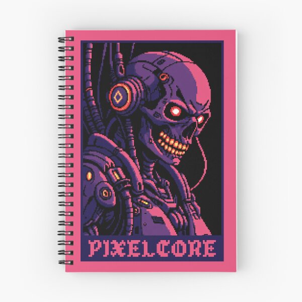 Item preview, Skeleton Cyberpunk Cyborg Android Pixel Art {PIXELCORE} designed and sold by PIXELCORE-TEE.