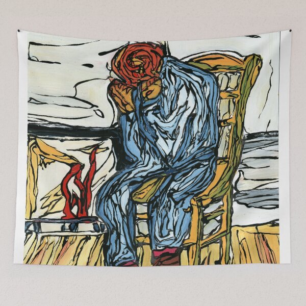 Item preview, Vincent Van Gogh Sorrowing Old Man designed and sold by Dwaalhaas.com.