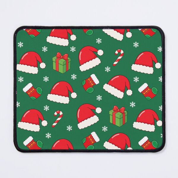 Item preview, Christmas Santa Hat Stocking Gift Seamless Pattern designed and sold by teeperfect.