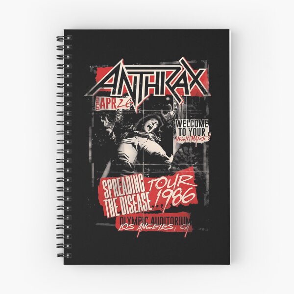 Item preview, Anthrax Spreading The Disease Tour 1986 Design designed and sold by MatthewulArts.