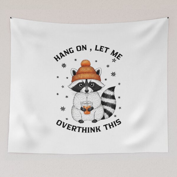Item preview, Raccoon Overthink Shirt designed and sold by Jessartsao.