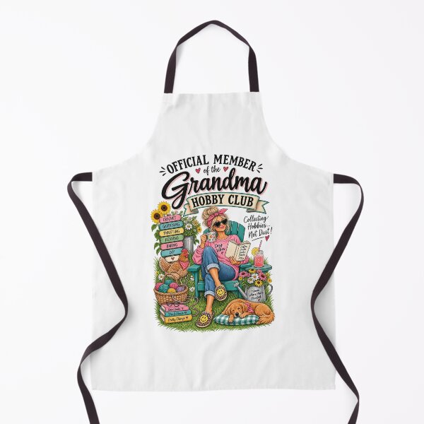 Item preview, Official Member of the Grandma Hobby Club – Funny Retro Cozy Hobbies Design designed and sold by IslandGirlArt.