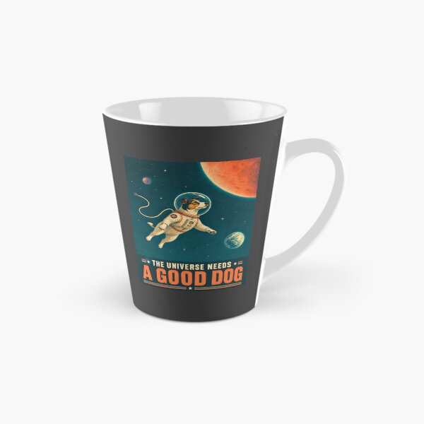 Item preview, Retro Sci-Fi Space Dog Poster - The Universe Needs a Good Dog designed and sold by MagicTheDog.