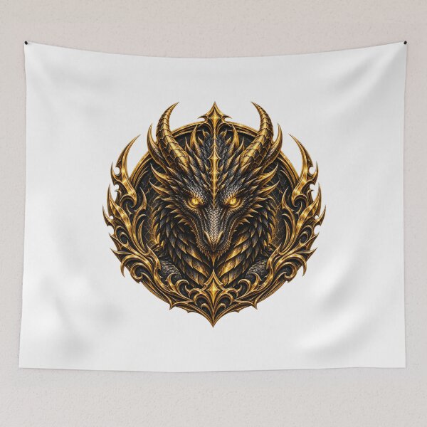 Item preview, Dark Golden Dragon designed and sold by DEMONIAK69.
