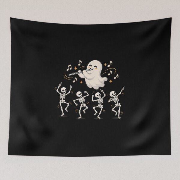 Item preview, Fantasma tocando la flauta designed and sold by Konvero.