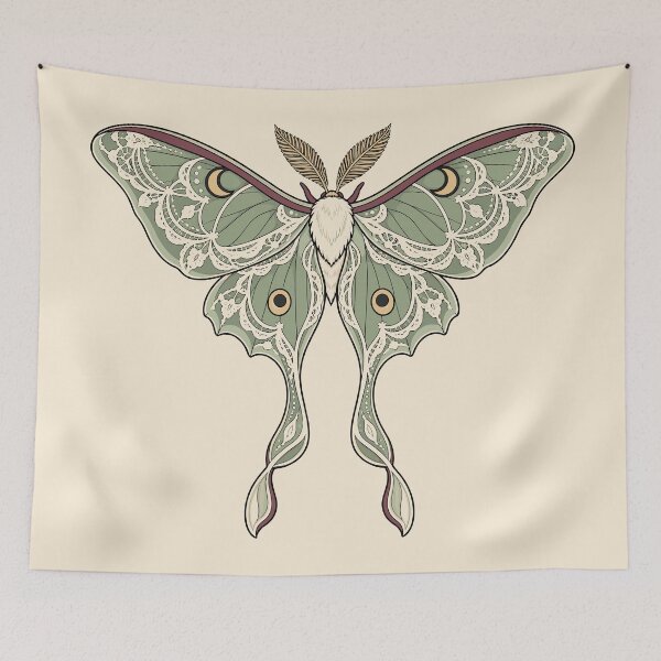 Item preview, Laced luna moth designed and sold by etherElric.