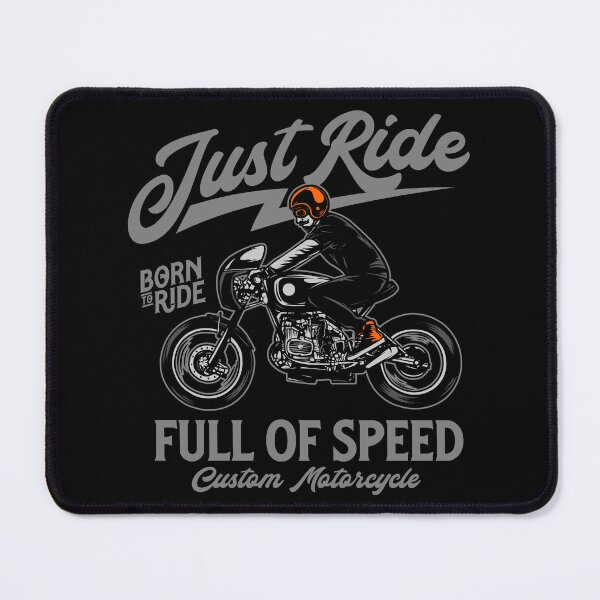 Item preview, Just Ride Full Of Speed Custom Motorcycle Cafe Racer designed and sold by heedooppod.
