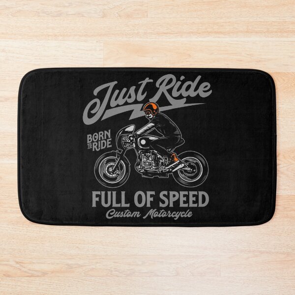 Item preview, Just Ride Full Of Speed Custom Motorcycle Cafe Racer designed and sold by heedooppod.