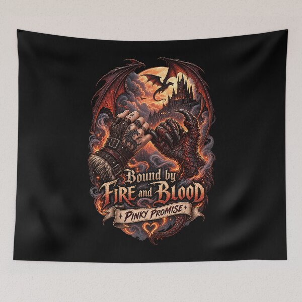 Item preview, Bound by Fire and Blood Dragon Rider Pinky Promise designed and sold by Crystal-Tree.