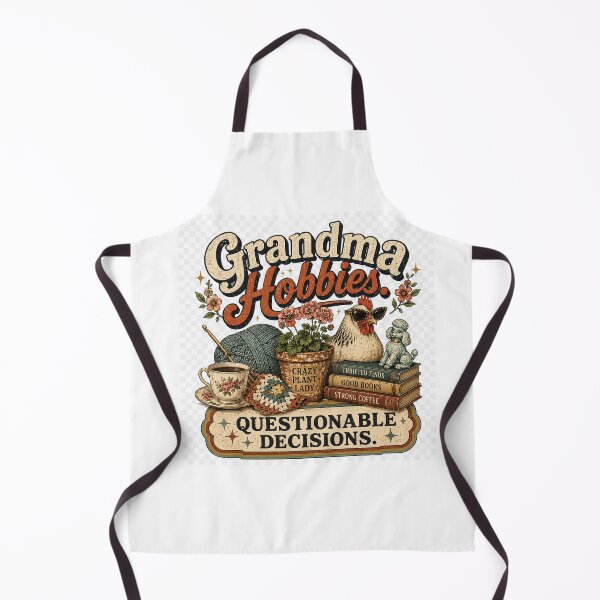 Item preview, Grandma Hobbies Questionable Decisions – Funny Grandmacore Hobby Lover designed and sold by IslandGirlArt.
