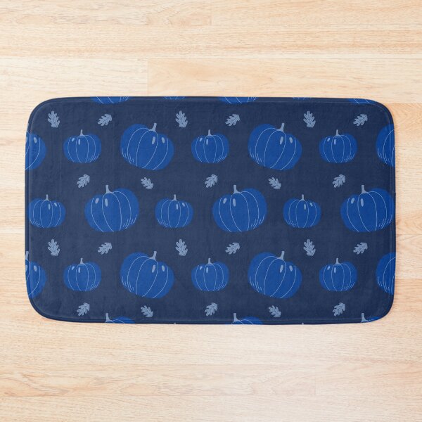 Item preview, Cozy Autumn Gourds – Cute Fall Harvest & Leaf Pattern | Blue designed and sold by Frohyou.