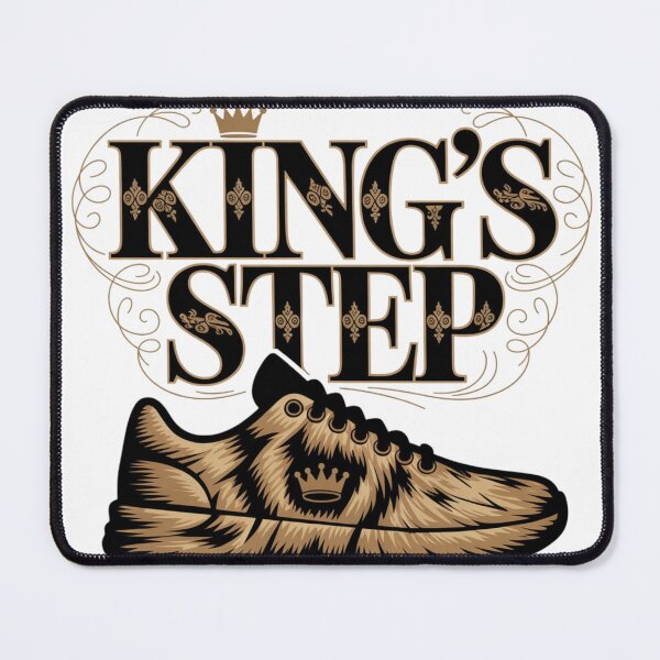 Item preview, Kings Step Royal Gold Typography Design designed and sold by Imaginarium of Chaos falcon88 .
