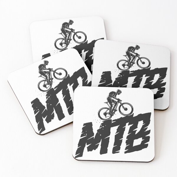 Item preview, MTB Mountain Bike Downhill Silhouette Biker designed and sold by heedooppod.