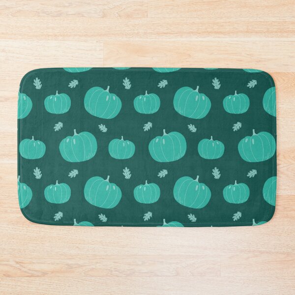 Item preview, Cozy Autumn Gourds – Cute Fall Harvest & Leaf Pattern | Teal designed and sold by Frohyou.