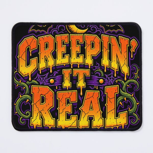 Item preview, Creepin It Real Funny Halloween Horror Typography designed and sold by CurrentPhase.