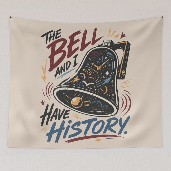 Item preview, The Bell and I Have History - Funny School Bell Student Humor designed and sold by bihtti.