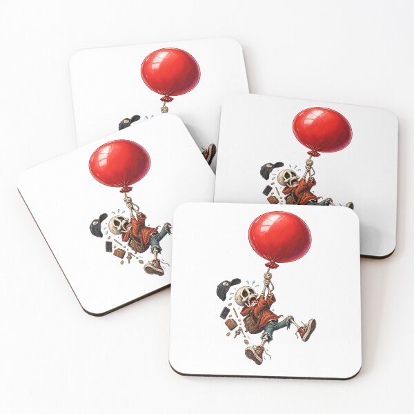 Item preview, skeleton-lost-balloon-well-shit designed and sold by world+167.