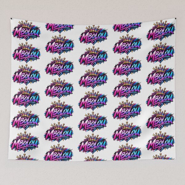 Item preview, MBOLOU Neon Crown – Colorful Graffiti Street Style Typography Design designed and sold by Ishratparween11.