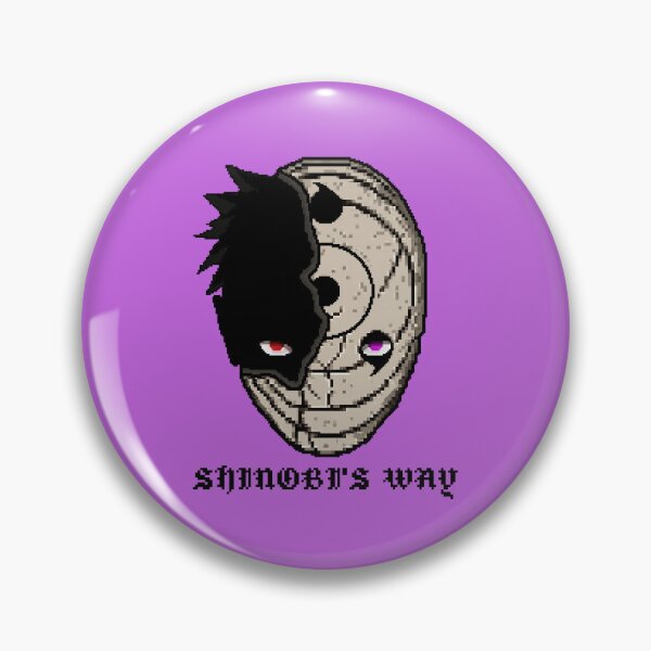 Item preview, Obito Tobi Mask Rinnegan Sharingan Pixel Art {PIXELCORE} designed and sold by PIXELCORE-TEE.