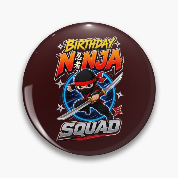 Item preview, Birthday Ninja Squad designed and sold by AgnesEllisQ.