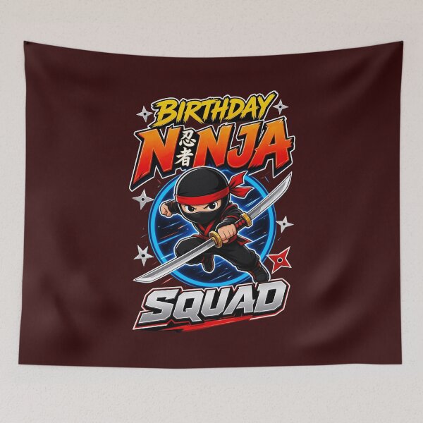 Item preview, Birthday Ninja Squad designed and sold by AgnesEllisQ.