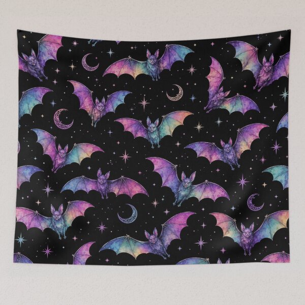 Item preview, Kawaii Pastel Rainbow Bats designed and sold by UnicornAndRaven .