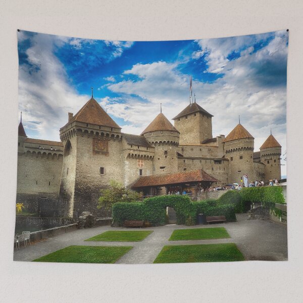 Item preview, Chillon Castle - Lake Geneva, Switzerland designed and sold by Kathy Weaver.