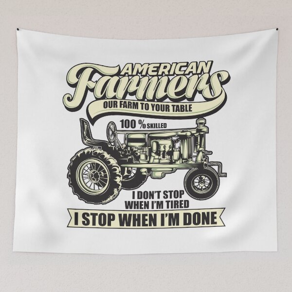 Item preview, American Farmers Farm To Table Vintage Tractor designed and sold by heedooppod.