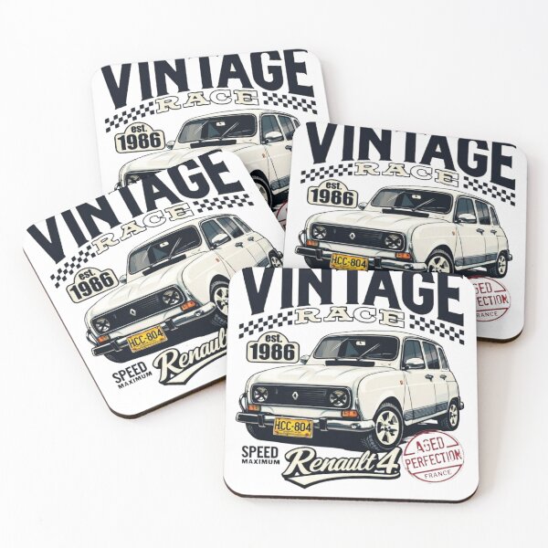 Item preview, Vintage Renault 1986 Racing Car – Retro Motorsport Classic Race Car Design designed and sold by RajDeals.