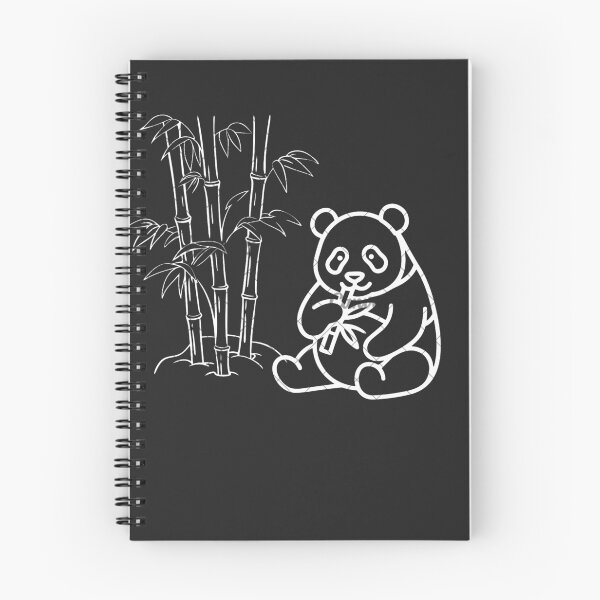 Item preview, Minimalist Zen Panda and Bamboo Line Art - Dark Edition designed and sold by ArtisanPrintHk.