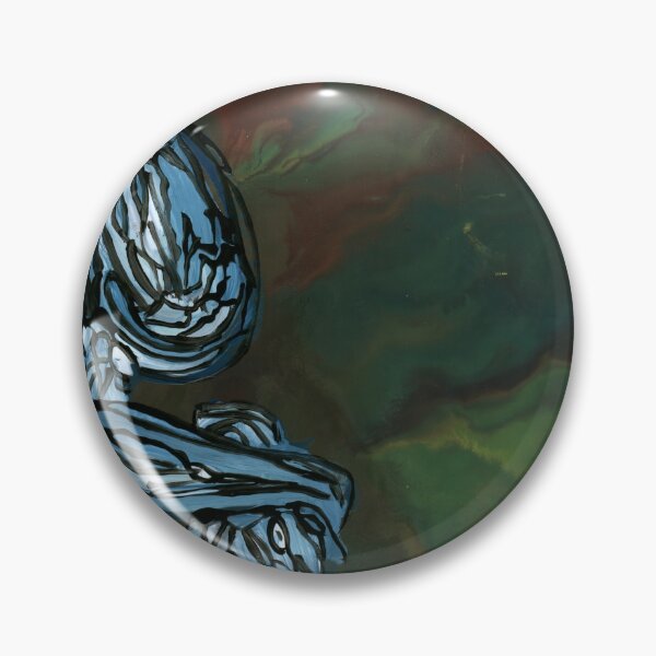Item preview, Cosmic Contemplation – Abstract Blue Figure designed and sold by Dwaalhaas.com.