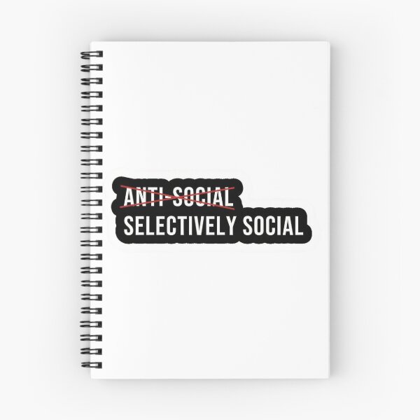 Item preview, Selectively Social Introvert Funny Anti Social Personality Quote designed and sold by Manga Mouth Piece .