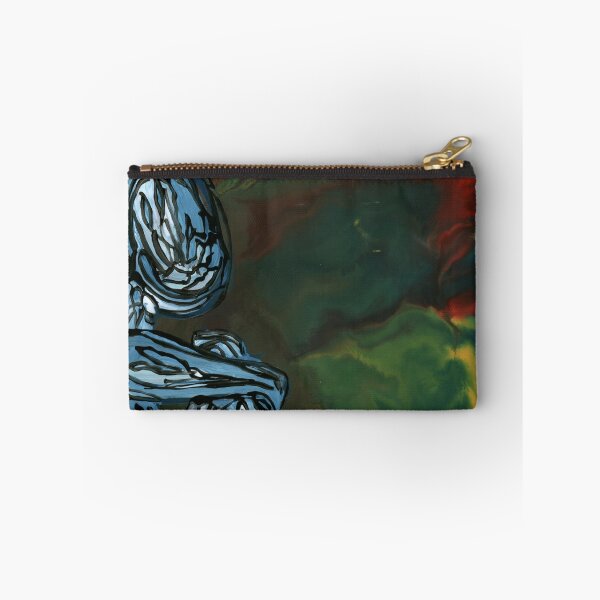 Item preview, Cosmic Contemplation – Abstract Blue Figure designed and sold by Dwaalhaas.com.