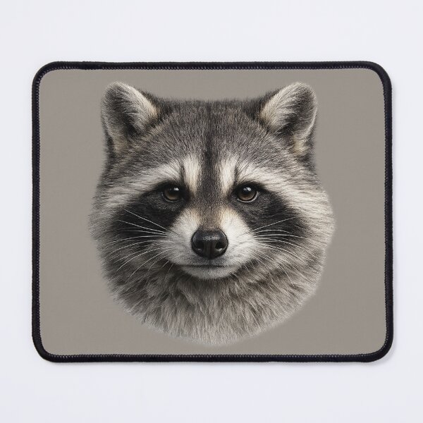 Item preview, Raccoon Face – Realistic Wildlife Portrait designed and sold by BROHLine Studio.
