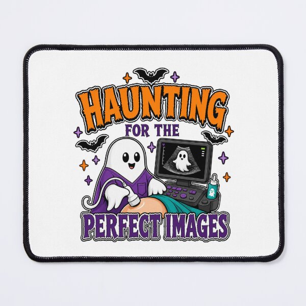 Item preview, Haunting for The Perfect Images Halloween Ultrasound Tech designed and sold by WeirdlyMild.