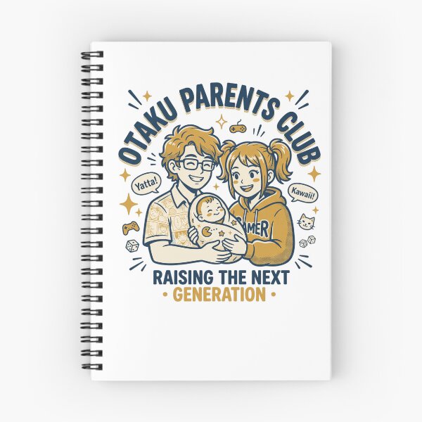 Item preview, Otaku Parents Club Raising The Next Generation Gamer Family Anime Aesthetic designed and sold by Animer-art1.